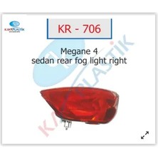 Kaya Plastik Arka Sis Far Lambası Sağ Mgn 4 Sedan Model Kaya Plastık 265808906R