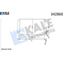 Klıma Radyatoru Kondenseri Fıesta Vı 1.25 1.4 16V 1.4tdcı 08 14 Kale Radyatör 8V5119710BD/ 8V5119710BB/ AP3J19710CA