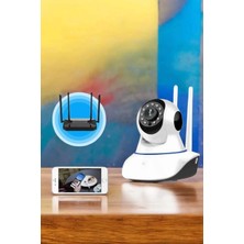 Trendexa Wifi Kamera Ev Kamerası Gece Görüşlü Kablosuz Bebek Izleme Kamerası