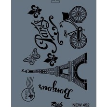 Trendexa Rich New Seri N-452 Stencil 35X25 cm
