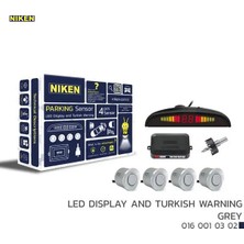 Niken Park Sensörü LED Ekran ve Turkce Uyarı Gri 22MM Nıken  016 001 03 02
