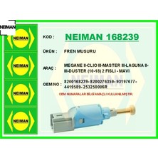 Neiman Fren Musuru Megane Iı-Clıo Iıı-Master Iıı-Laguna Iı-Iıı-Duster 10-18 2 Fıslı - Mavı Neıman 8200168239/ 8200276359/ 93197677/ 4419