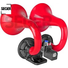 Çift Borulu Havalı Korna 12V Ramhorn-Çift Boynuz Seger  81JH12.000.02