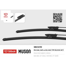 Silbak Silecek Süpürgesi 580/530MM Muz Tipi Kng Iı 01/08 Sılbak