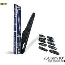 Niken Nıken 250MM 10 10 Aparatlı Arka Silecek Süpürgesi Nıken Unıversal