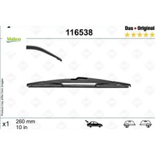 Sılecek Supurgesı Arka 260MM B-Class W246 11 18 . Captur 20 Swf Valeo A2468201045/ 287903260R