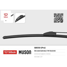 Silbak Silecek Süpürgesi 550MM Muz Tipi Üniversal Sılbak