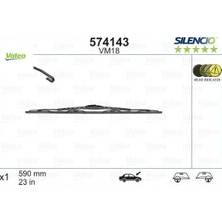Silecek Sılencıo 60 cm X1 VM18 Renault Toyota Volvo Subaru Pejo Vw Opel Bmw Kıa Fıat Swf 116148 Valeo 8250A246/ 983502K000