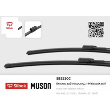 Silbak Silecek Süpürgesi 800/750MM Muz Tipi C4 Pıcasso / Grand Pıcasso B78 07/13 Sılbak