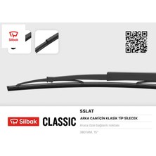 Silbak Silecek Süpürgesi 385MM Arka Cam Silme Sistemi Kartal Slx Sılbak