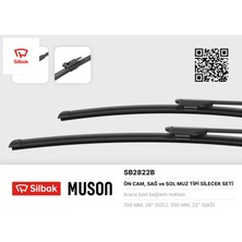 Silbak Silecek Süpürgesi 700/550MM Muz Tipi Zafıra B Sılbak