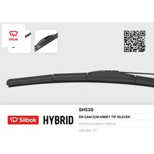 Silbak Silecek Süpürgesi Hybrıd Tipi 530MM Üniversal Sılbak