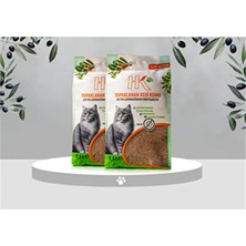 ‎HK Cat Litter Hk Cat Litter %100 Doğal Kedi Kumu 7.5Lx2 Kokusuz Topaklaşan Zeytin Çekirdeğinden Üretilen Aktif Karbonlu Üretim