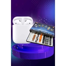 Trendexa 2025 Model Akıllı Saat ve 2.nesil Tws Bluetooth Kulaklık Yüksek Ses Kaliteli