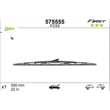 Silecek Süpürgesi 55CM X1 Normal Tip First Üniversal Valeo PJ138/ PJ138/ PJ138