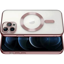 Trendexa iPhone 13 Pro Kılıf Kross Magneticsafe Kapak - Rose