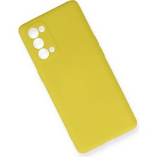 Trendexa Reno 5 Pro Kılıf Nano Içi Kadife Silikon - Sarı