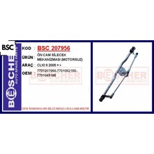 Ön Cam Silecek Mekanizması Motorsuz Clıo Iı 2005 Bsc 7701207956/ 7701052155/ 7701045186