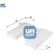 Ufi Polen Filtresi Astra L 21> P308 Iı-Iıı 13> P508 18> Ufı 9804163380/ 9837470680