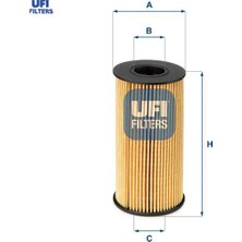 Ufi Yag Fıltresı C-Class OM626 W205 . Megane Scenıc Trafıc Master Laguna R9M 1.6dci 2.0dci M9R 2.5dci G9 Ufı A6261840000/ 8200362442/ 1520900Q0A