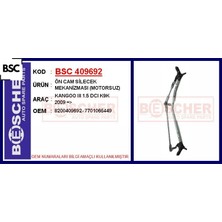 Ön Cam Silecek Mekanizması Motorsuz Kangoo Iıı 1.5 Dcı K9K 2009 Bsc 8200409692/ 7701066449