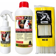 Star Tedarik Boyasız Göçük Düzeltme | 1kg Rexa Silikon | 200ML  Silikon Sökücü Sprey | 1lt Silikon Sökücü Sıvı | startedarik