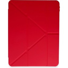 Trendexa Pad 6 Kılıf Kalemlikli Mars Tablet Kılıfı - Kırmızı