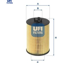 Ufi Yag Fıltresı M266 W168 W414 Ufı A2661800009