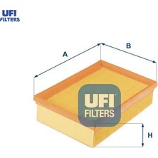 Ufi Hava Fıltresı Mokka Mokka x 14 12 Trax 12 1.4 1.6 A14NET B16DTH Ufı 95528550/ 95021102/ 834762