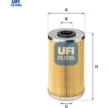 Ufi Yakıt Filtresi Master Iı 01 Master Iıı 10 Trafıc Iı 06 Movano A 01 Movano B 10 Vivaro A 06 1.9dci 2. Ufı 164038513R/ 7485116340/ 93160736