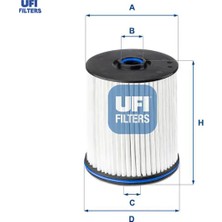 Ufi Yakıt Filtresi Opel Insıgnıa B 17> 1.5-1.6-2.0 Cdtı Ufı 84428486/ 23153963/ 84186990