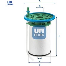 Ufi Yakıt Filitresi Boxer-Jumper 2.0 Blue Hdı 15 Ufı 77366641/ 77367433/ 1614111980