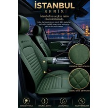 Istanbul Serisi Deri Oto Koltuk Kılıfı (Hyundai I20-I30-Accent-Blue-Era-Getz Uyumlu)