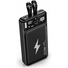 Sanal Ticaretiniz 20.000 Mah Pd 22.5W Dahili Kablolu Hızlı Şarj Powerbank