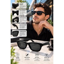 Shopwave Kameralı Akıllı Güneş Gözlüğü Smart Glasses Siyah Şık Tasarım