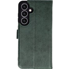 Trendexa Samsung Galaxy S26 Plus Trend S Plus Kapaklı Kılıf - Yeşil
