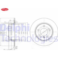 Delphi Fren Dıskı Arka Bmw E81 E87 Delphı 34216855001