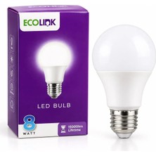 Ecolink 8W LED Ampul 6500K Beyaz E27