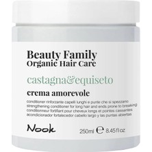 Nook Beauty Family Uzun Saçlar Için Kestane Atkuyruğu Özlü Kırılma Karşıtı Güçlendirici Saç Kremi 250ML