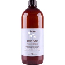 Nook Beauty Family Ince Telli Saçlar Keratin Kırmızı Yosun Özlü Hacim Veren Güçlendirici Saç Kremi 1000ML