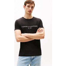 Tommy Hilfiger Core Tommy Logo Tee Erkek Tişört