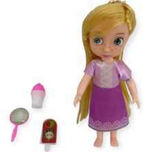 Birlik Aksesuarlı Mini Prenses Oyuncak Bebek 13 cm