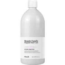 Nook Beauty Family Işlem Görmüş Için Pirinç Kepeği Hurma Avokado Özlü Onarıcı Besleyici Saç Kremi 1000ML