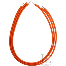 Hazar Led 3 Volt 255MM Esnek LED Filament Kırmızı Retro Tungsten Filament 3 Adet