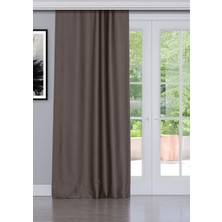 Gauze Fabric Design Blackout Karartma Özellikli Perde Bej