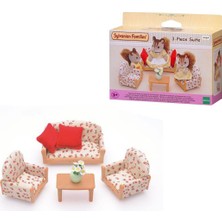 Beei 4464 Sylvanian Families, 3 Parça Koltuk Seti , +3 Yaş, Figürler Ayrı Satılır.