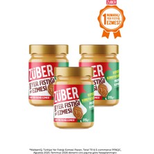 Züber %100 Yer Fıstığı Ezmesi 315g x 3 Adet