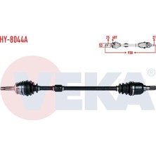 Auto Parts ACCENT BLUE DİZEL KOMPLE AKS / BLUE DİZEL 1.6 CRDİ MANUEL VİTES 2012-2018 KOMPLE SAĞ AKS VEKA