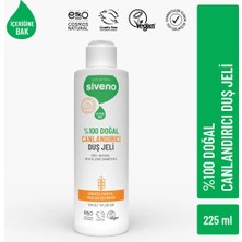 Siveno %100 Doğal Duş Jeli Canlandırıcı Sebum Dengeleyici Vegan 225 ml