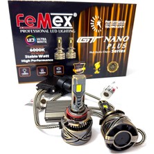 Femex Gt Nano Plus Csp Lumıled Royal Chipset Radyatör Soğutmalı Hb3 9005 LED Xenon LED Headlight